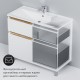 Тумба под раковину AM.PM X-Joy 100 M85AFSX1002WG Белый глянец