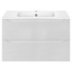Тумба под раковину Vincea Norma VMC-2N800GW подвесная G.White