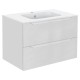 Тумба под раковину Vincea Norma VMC-2N800GW подвесная G.White