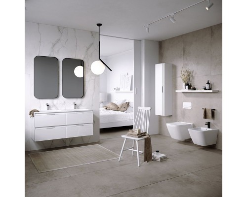 Тумба под раковину Aqwella Accent 120 ACC0112W подвесная Белая