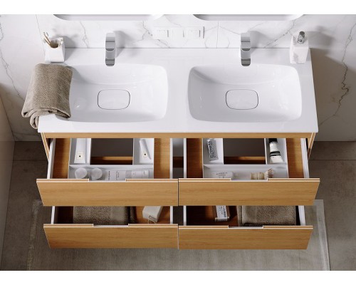 Тумба под раковину Aqwella Accent 120 ACC0112W подвесная Белая