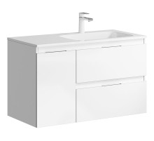 Тумба под раковину Aqwella Accent 90 R ACC0109RW подвесная Белая