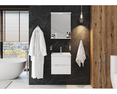 Тумба под раковину Onika Айленд 50.13 105021 подвесная Белая