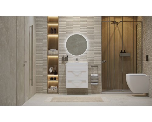 Тумба под раковину Velvex Jill 60 tpJIL.60.2Y-233 подвесная Белая матовая