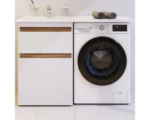 Тумба под раковину AM.PM X-Joy 60 M85AFSX0602WG Белый глянец Светлое дерево