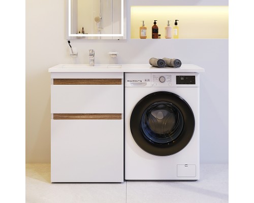 Тумба под раковину AM.PM X-Joy 60 M85AFSX0602WG Белый глянец Светлое дерево