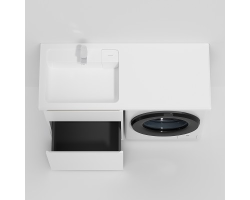 Тумба под раковину AM.PM X-Joy 60 M85AFSX0602WG Белый глянец Светлое дерево