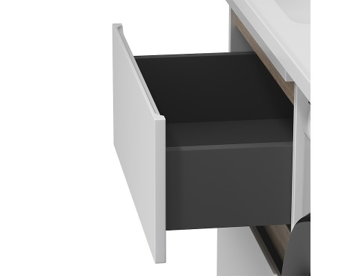 Тумба под раковину AM.PM X-Joy 60 M85AFSX0602WG Белый глянец Светлое дерево