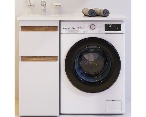 Тумба под раковину AM.PM X-Joy 40 M85AFSX0402WG Белый глянец Светлое дерево