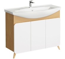 Тумба под раковину Aqwella Basic 105 BAS0110DZ Дуб золотой