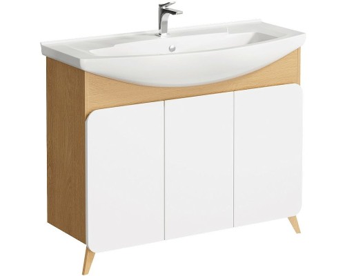 Тумба под раковину Aqwella Basic 105 BAS0110DZ Дуб золотой