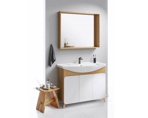 Тумба под раковину Aqwella Basic 105 BAS0110DZ Дуб золотой