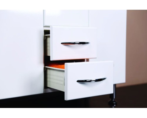 Тумба под раковину Onika Моника 75 с корзиной Белая