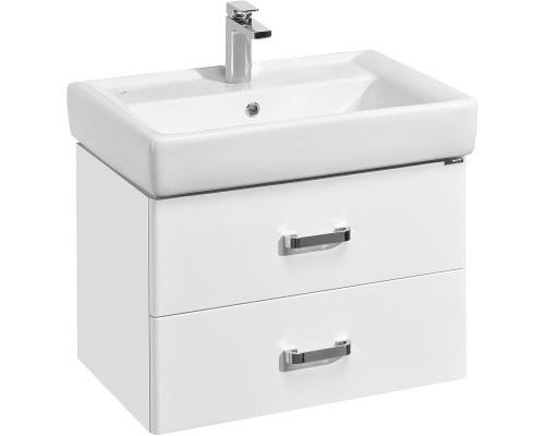 Тумба под раковину Aquaton Америна 67 1A137601AM010 подвесная Белая глянцевая