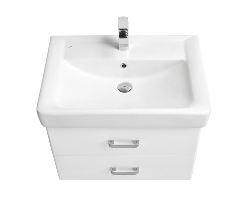 Тумба под раковину Aquaton Америна 67 1A137601AM010 подвесная Белая глянцевая