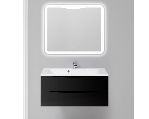 Тумба под раковину BelBagno Marino 100 MARINO-1000-2C-SO-NL-P подвесная Nero Lucido