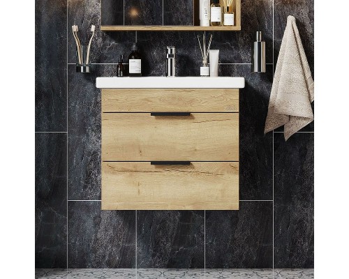 Тумба под раковину Onika Легран 70.13 107048 подвесная Дуб галифакс