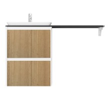 Тумба под раковину Velvex Klaufs 56 tpKLA.56.50.2Y-617.216 подвесная Шатанэ Белая