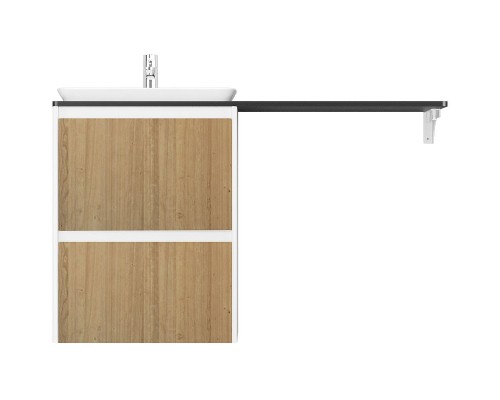 Тумба под раковину Velvex Klaufs 56 tpKLA.56.50.2Y-617.216 подвесная Шатанэ Белая