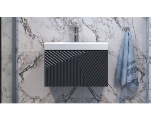 Тумба под раковину Velvex Edge 60 tpEDG.60.1Y-231 подвесная Графит