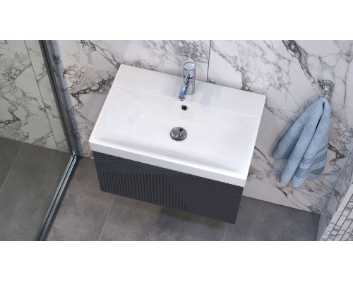 Тумба под раковину Velvex Edge 60 tpEDG.60.1Y-231 подвесная Графит