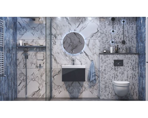 Тумба под раковину Velvex Edge 60 tpEDG.60.1Y-231 подвесная Графит