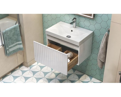 Тумба под раковину Velvex Compo 60 tpCOM.60.1Y-21 подвесная Белая