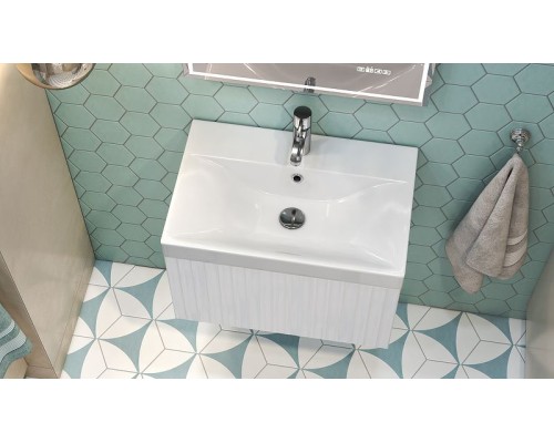 Тумба под раковину Velvex Compo 60 tpCOM.60.1Y-21 подвесная Белая