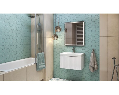 Тумба под раковину Velvex Compo 60 tpCOM.60.1Y-21 подвесная Белая