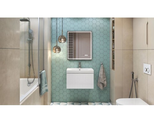 Тумба под раковину Velvex Compo 60 tpCOM.60.1Y-21 подвесная Белая