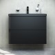 Тумба под раковину AM.PM Gem 75 M90FHX07522BM подвесная Черная матовая