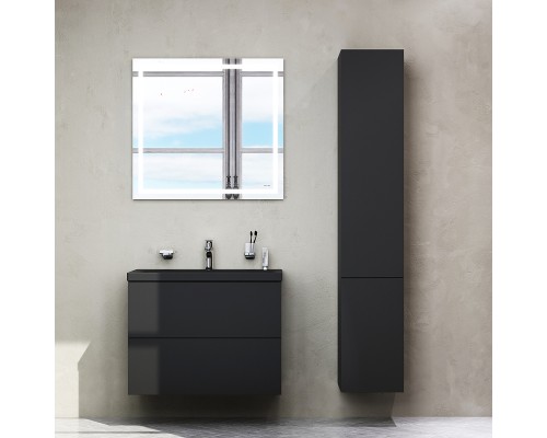 Тумба под раковину AM.PM Gem 75 M90FHX07522BM подвесная Черная матовая