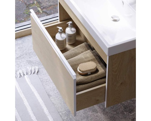 Тумба под раковину Aqwella Urban 100 URB0110DD подвесная Дуб Давос