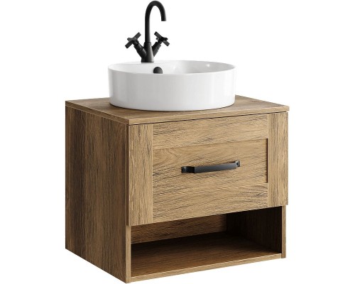 Тумба под раковину Aqwella Craft 60 CRF0106DB подвесная Дуб балтийский
