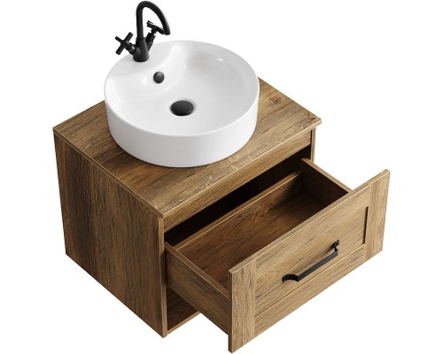 Тумба под раковину Aqwella Craft 60 CRF0106DB подвесная Дуб балтийский