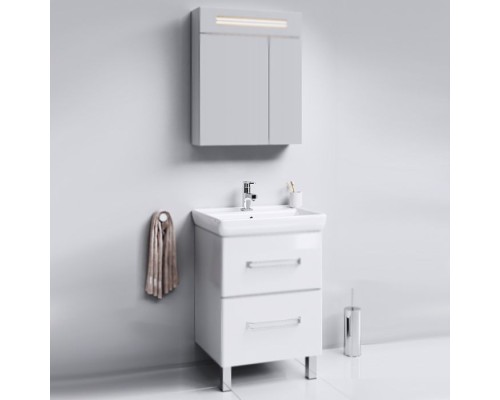 Тумба под раковину Aqwella Нео 60 Neo.01.06 Белая