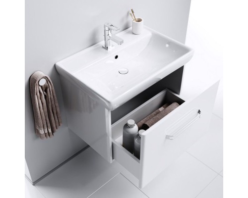 Тумба под раковину Aqwella Нео 70 Neo.01.07/1 подвесная Белая