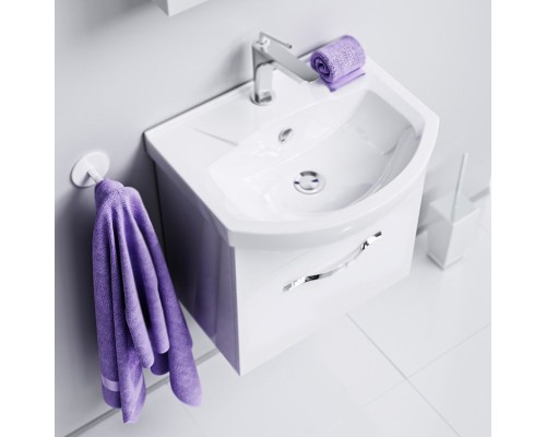 Тумба под раковину Aqwella Аллегро 50 Agr.01.05/1 подвесная Белая