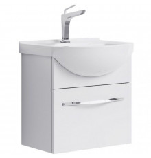 Тумба под раковину Aqwella Аллегро 50 Agr.01.05/1 подвесная Белая