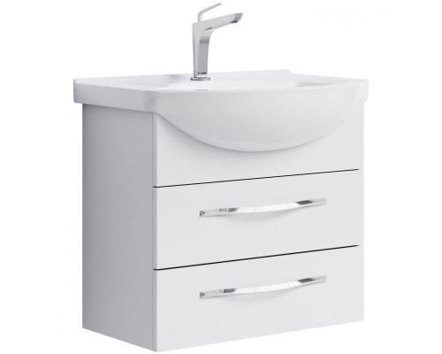 Тумба под раковину Aqwella Аллегро 65 Agr.01.06/2 подвесная Белая