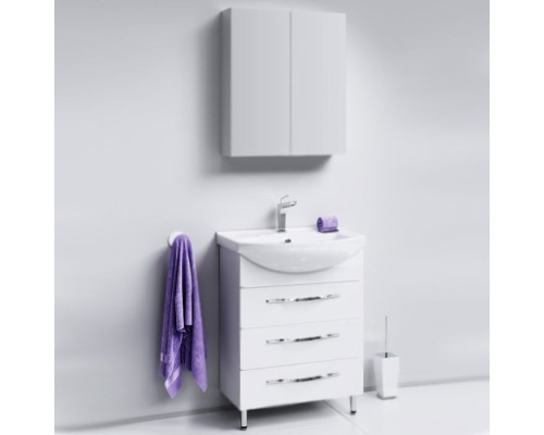 Тумба под раковину Aqwella Аллегро 65 Agr.01.06/3 Белая