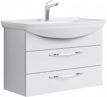 Тумба под раковину Aqwella Аллегро 85 Agr.01.08/2 подвесная Белая
