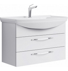Тумба под раковину Aqwella Аллегро 85 Agr.01.08/2 подвесная Белая