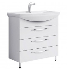 Тумба под раковину Aqwella Аллегро 85 Agr.01.08/3 Белая