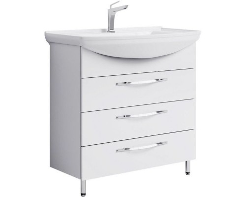 Тумба под раковину Aqwella Аллегро 85 Agr.01.08/3 Белая