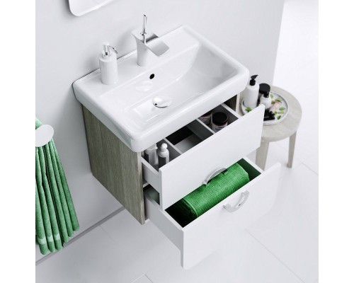 Тумба под раковину Aqwella Аликанте 55 Alic.01.05/Gray подвесная Седой дуб