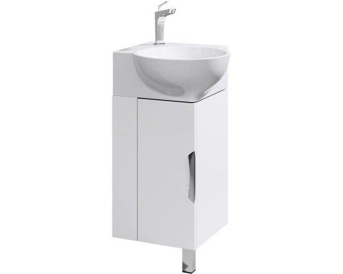 Тумба под раковину Aqwella Рио 45 Rio.01.04 угловая Белая