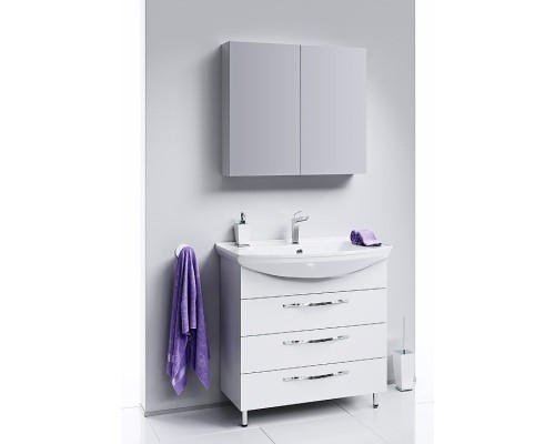 Тумба под раковину Aqwella Аллегро 75 Agr.01.07/3 Белая
