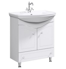Тумба под раковину Aqwella Франческа 75 FR0107 Белая