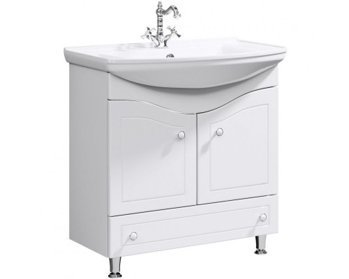 Тумба под раковину Aqwella Франческа 85 FR0108 Белая